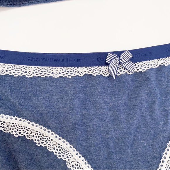 Tommy Hilfiger Longline Bra/Panty Set Heather Blue - Picture 9 of 15